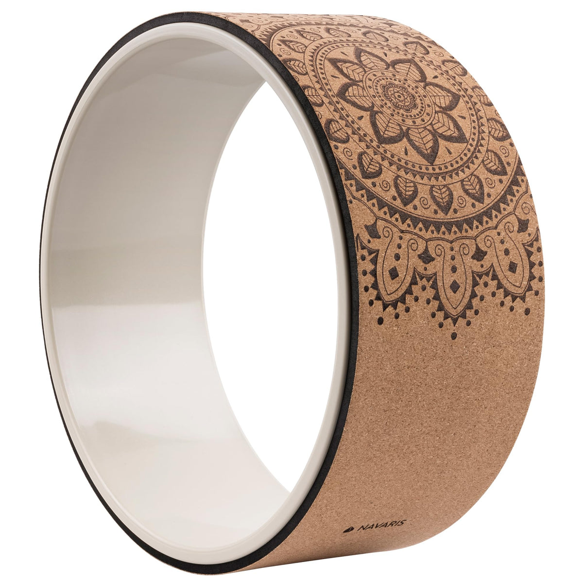Navaris Cork Yoga Wheel (33 cm)
