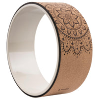 Navaris Cork Yoga Wheel (33 cm)