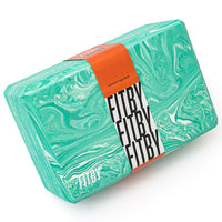 Fitby Yoga Blocks (Green & White, 9x6x4 in.)