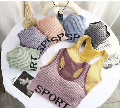Women's Fitness Outfit Set - Running & Yoga Sports Bra